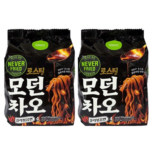 풀무원 로스팅 모던차오 갈릭볶음면 110.6g