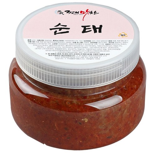 3대맛찬 쌈젓 순태 칼치속젓, 500g, 1개