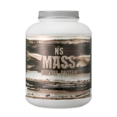 NS 매스빌드업 프로틴 4kg 쿠키앤밀크 헬스보충제 단백질보충제, 1개