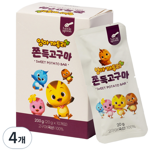 리틀스푼 엄마까투리 쫀득고구마 10p