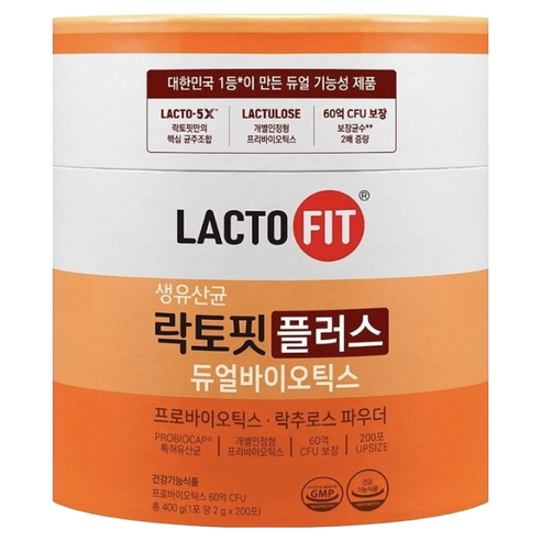 종근당 락토핏 플러스 듀얼바이오틱스 400g