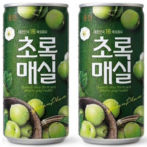웅진 초록매실 180ml