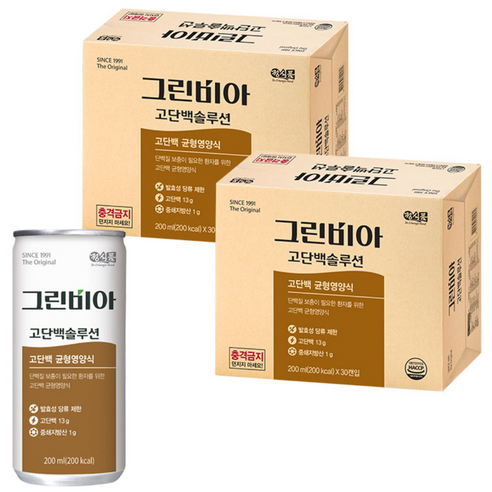 그린비아 고단백솔루션 200ml 60캔