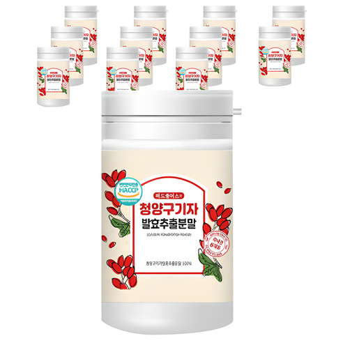 레드플러스 청양 구기자 발효 추출 분말, 60g, 6개
