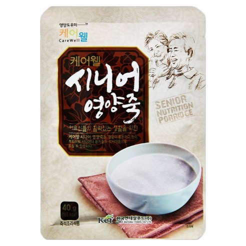 케어웰 시니어영양죽, 40g, 15개