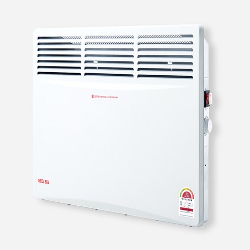 메가썬 컨벡터 히터 난방기 2단조절 스탠드 벽걸이 겸용, 1500W