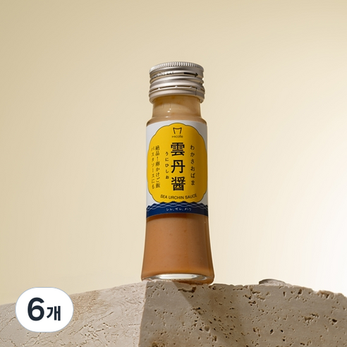 마루카이 우니히시오 우니 간장 성게 운탄 쇼유 50g, 6개, 50g