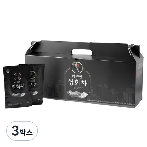 이경애 약선명인 더 진한 쌍화차 8시간 달여 3배 더 진한 쌍화차, 3박스, 50개입, 70ml