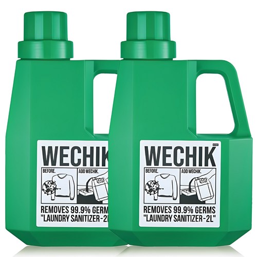 위칙 소독 섬유유연제 본품, 2L, 2개