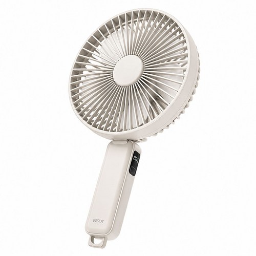 인사이디 BLDC 3in1 접이식 빅팬 핸디 휴대용선풍기, 베이지, IBF-100