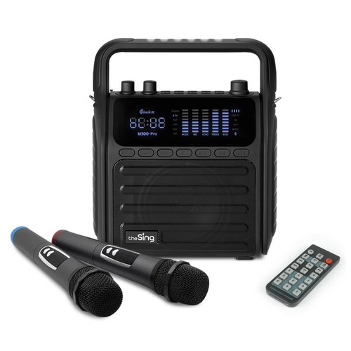 더씽 무선 마이크 2개 + 앰프, M300-Pro, 혼합색상