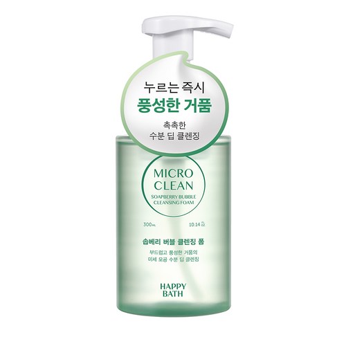 해피바스 솝베리 오리지널 버블폼, 300g, 300ml, 1개
