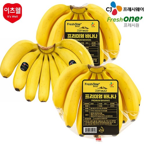 썬리지 프리미엄 고산지 바나나, 1개, 2~4봉 (3.5kg내외)