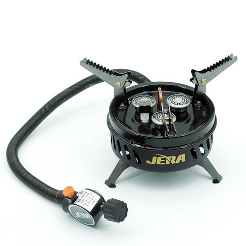 제라 고화력 캠핑 강염 그리들 버너 JB-103, 블랙, 1개