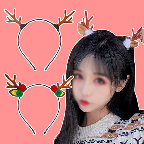 루돌프 머리띠 크리스마스 성탄절 산타 모자 트리 만들기 헤어밴드 롯데월드 놀이공원 파티