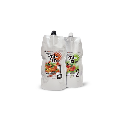 (새치전용 500g) 젤존 감 트리트먼트 컬러크림 4가지 색상 건강한 새치 염모제 염색약 식물성 칼라크림 감염색 닥터한스, 5N 자연 갈색, 1개