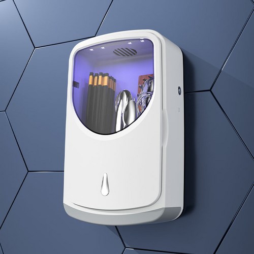 PYHO식기 살균 건조기 USB수저살균기1800mAh RA-909, 그레이
