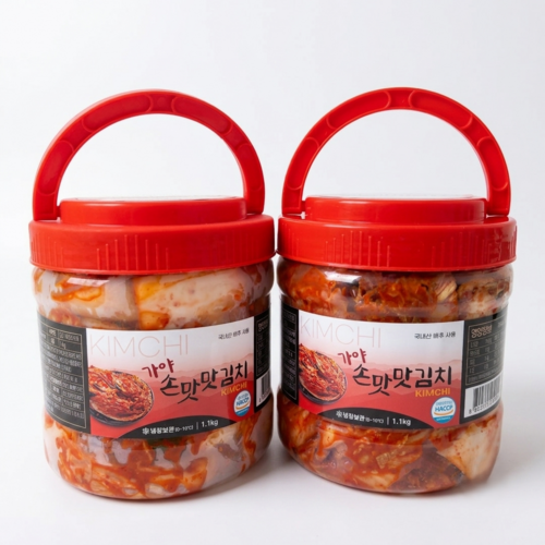 가야 손맛 맛김치 1.1kg 2개 국내산, 1.1kg, 2개