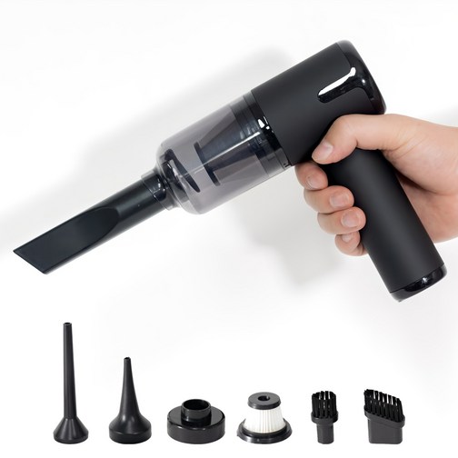 2세대 ROMIN 무선 미니 청소기 에어건 진공 핸드청소기 소형 저렴한 원룸 머리카락 핸디, 2세대 ROMIN 미니청소기, 단일색상