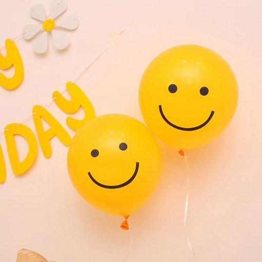 티케이샵 스마일 풍선 기념일 파티용품 홈파티