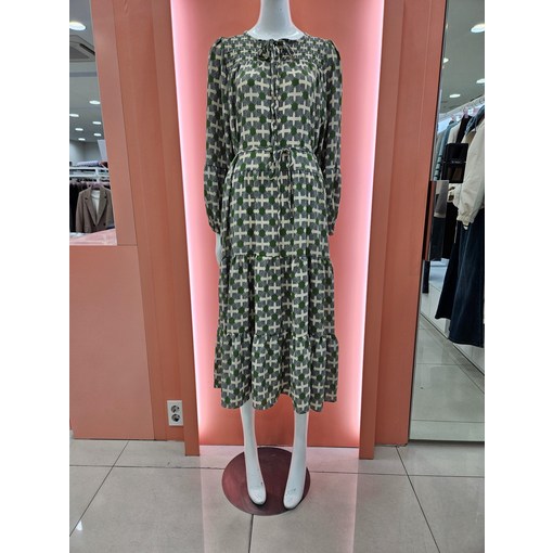 수스 서클프린트 원피스 S261NOP352US