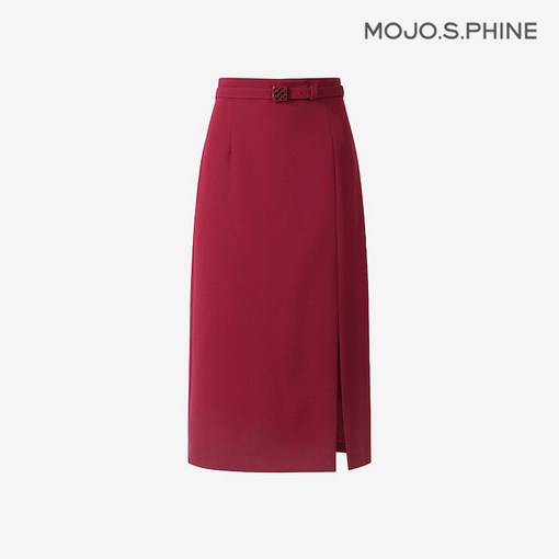MOJO 모조에스핀 앞 슬릿 벨티드 스커트 WIS252MSD017DH1607811