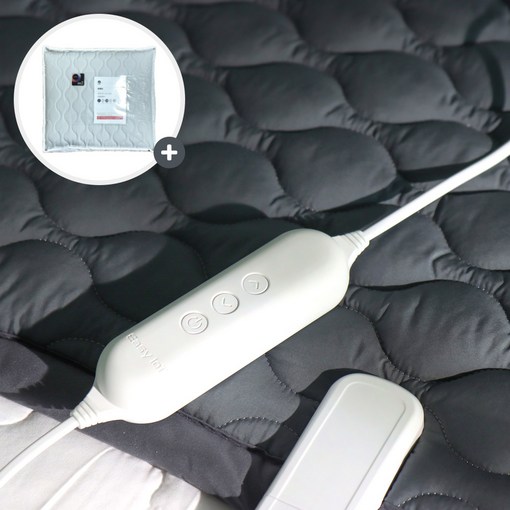 전자파없는 26년형 한일의료기 x 오테너 IOT 그래핀 탄소매트 특허받은 20온스 두툼한 카본매트, 04. 킹 분리난방 160×200, 딥네이비