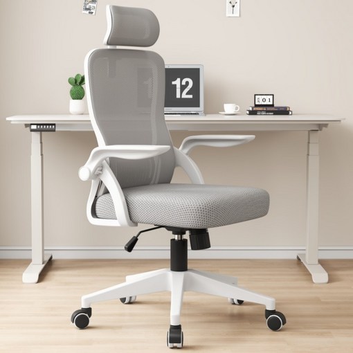 티야드 자세교정 공부 사무용 의자 허리받침 컴퓨터 메쉬 사무실의자