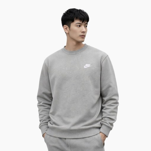 나이키 클럽 스우시 맨투맨 롱슬리브 BV2667