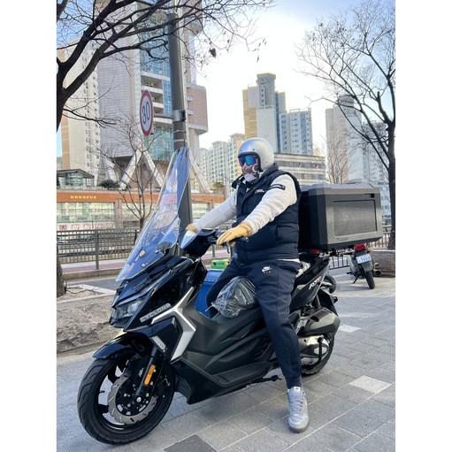 실속형 선택1. 블랙 사이클론 26년식 알티원 RT1 PCX125 UHR125 NMAX형 배달오토바이 출퇴근 오토바이