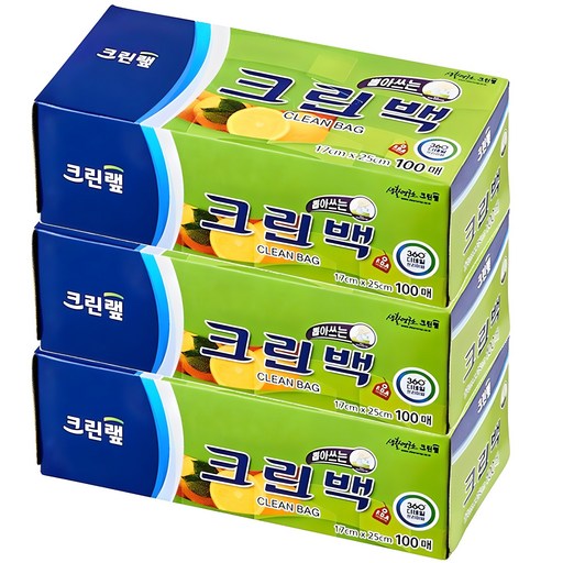크린랩 크린백 17cm x 25cm 완벽한 포장과 보관 솔루션