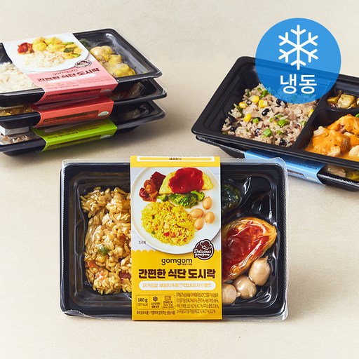 곰곰 간편한 식단 도시락 6종 세트
