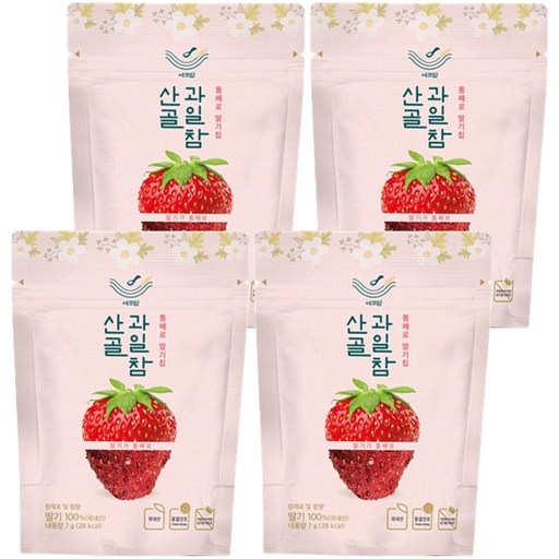 에코맘의산골이유식 산골 과일참 통째로 딸기칩