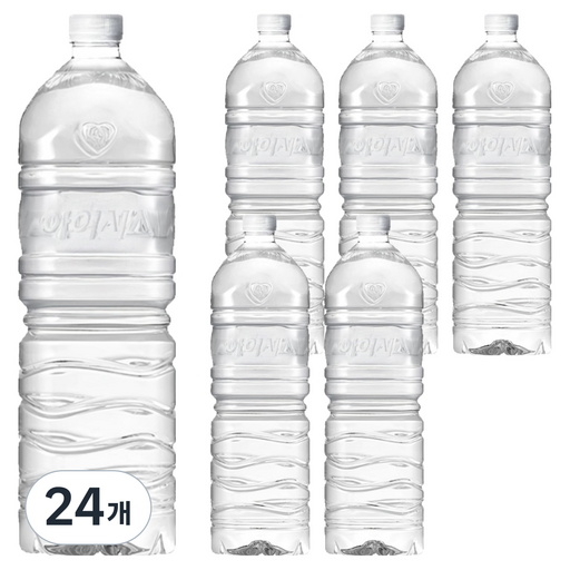 아이시스 생수 화이트캡 무라벨