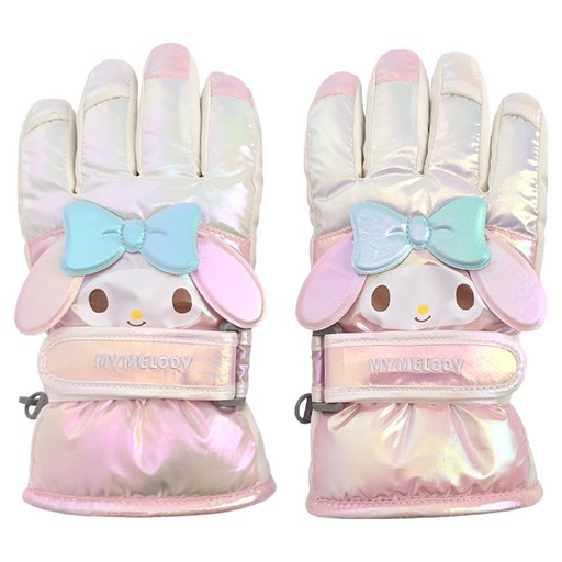 산리오 아동용 마이멜로디 샤인 빅페이스 입체 방한 장갑 OGHKG50270
