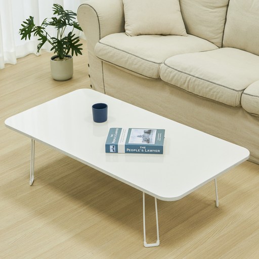 코멧 홈 국내생산 E0 LPM 1200X600 심플 라운드 접이식 사각 테이블