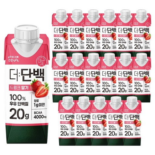 더단백 드링크 딸기
