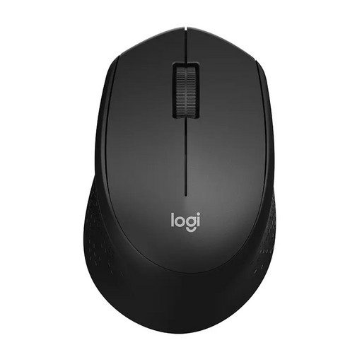 logitech 羅技 靜音無線滑鼠 M331, 黑色