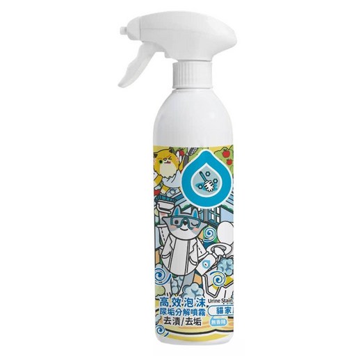 臭味滾 ODOUT 高效泡沫尿垢分解噴霧, 500ml, 1瓶