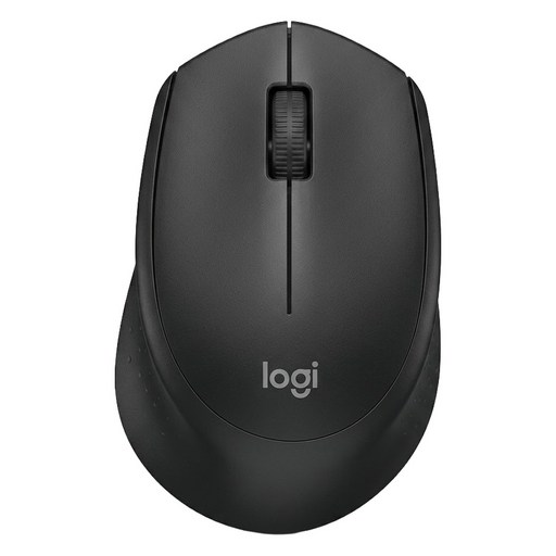 logitech 羅技 靜音無線滑鼠 M331, 黑色