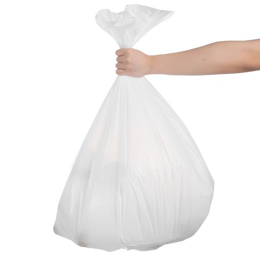 코멧 배접 쓰레기 비닐봉투 100L 100매 화이트 대용량 청소 필수품