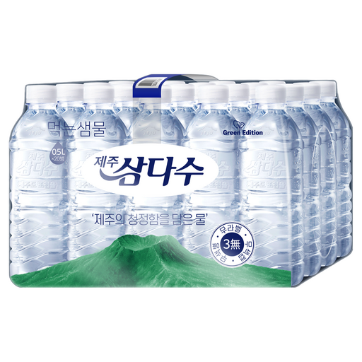제주삼다수 그린 무라벨 상품 이미지