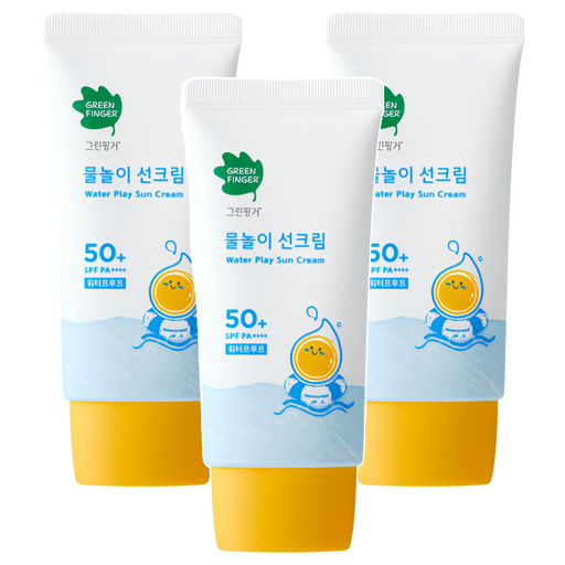 그린핑거 물놀이 유아 선크림 워터프루프 SPF50+ PA++++