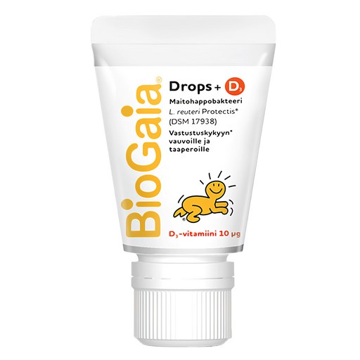 BioGaia 寶乖亞 嬰幼兒液體益生菌 D3 Plus, 10ml, 1條