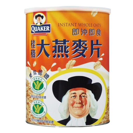 QUAKER 桂格 大燕麥片, 1.1kg, 1罐