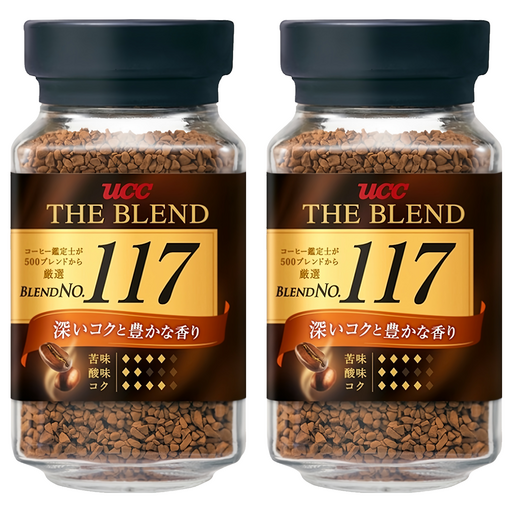 ucc THE BLEND 117即溶咖啡, 即溶咖啡粉, 90g, 2罐