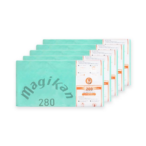 MAGIKAN 280 Green Logo 補充尿布垃圾袋, 5個