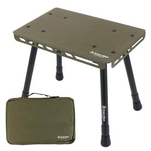 브리즈문 높이조절 캠핑 사이드 메탈 테이블 의자