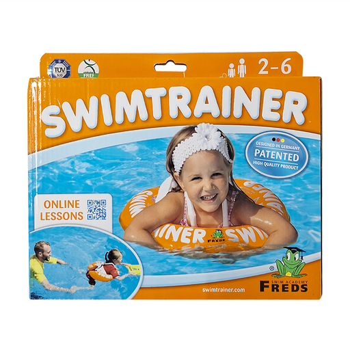 FREDS SWIM ACADEMY Swimtrainer Classic 學習游泳圈 2~6歲, 橘色, 1個