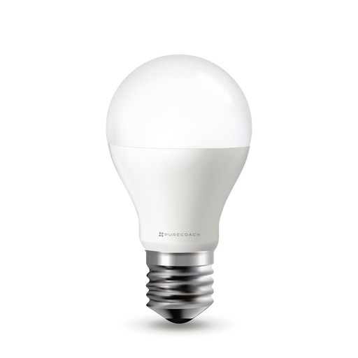 퓨어코치 홈IoT 전구색 LED Wi Fi 무선 스마트 전구 9.5W LB806E26